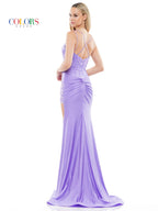 Colors 3095 Prom Long Fitted Formal Dress