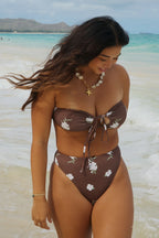 Amalfi String Tie Bandeau Bikini Top