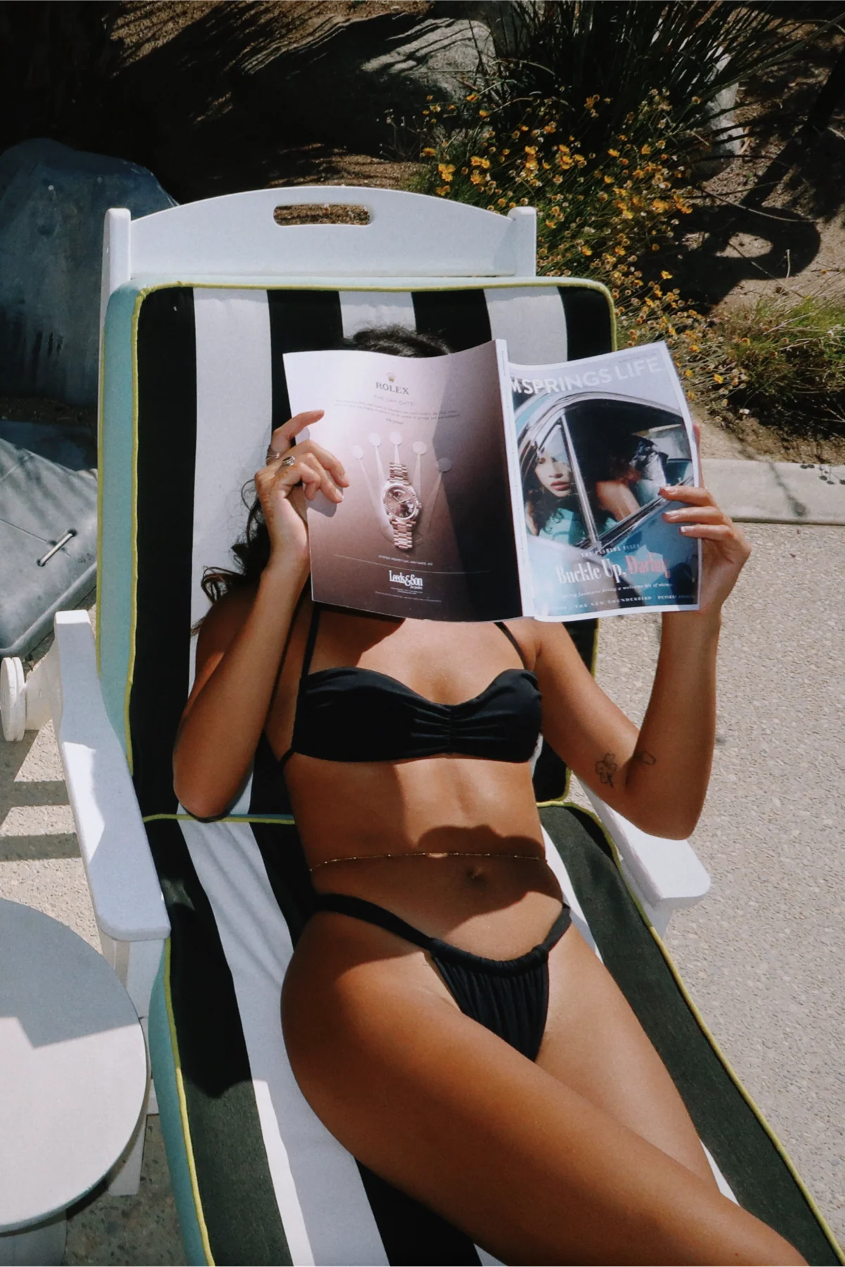 Black Christina Bandeau Cheeky Set