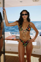 Cove Tie Front Triangle Bikini Top