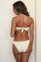 Latte Bandeau Cheeky Set