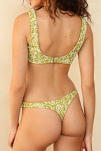 Twin Fin Matcha Bralette Thong Set