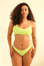 Seaport High Cut Thong Bikini Bottom