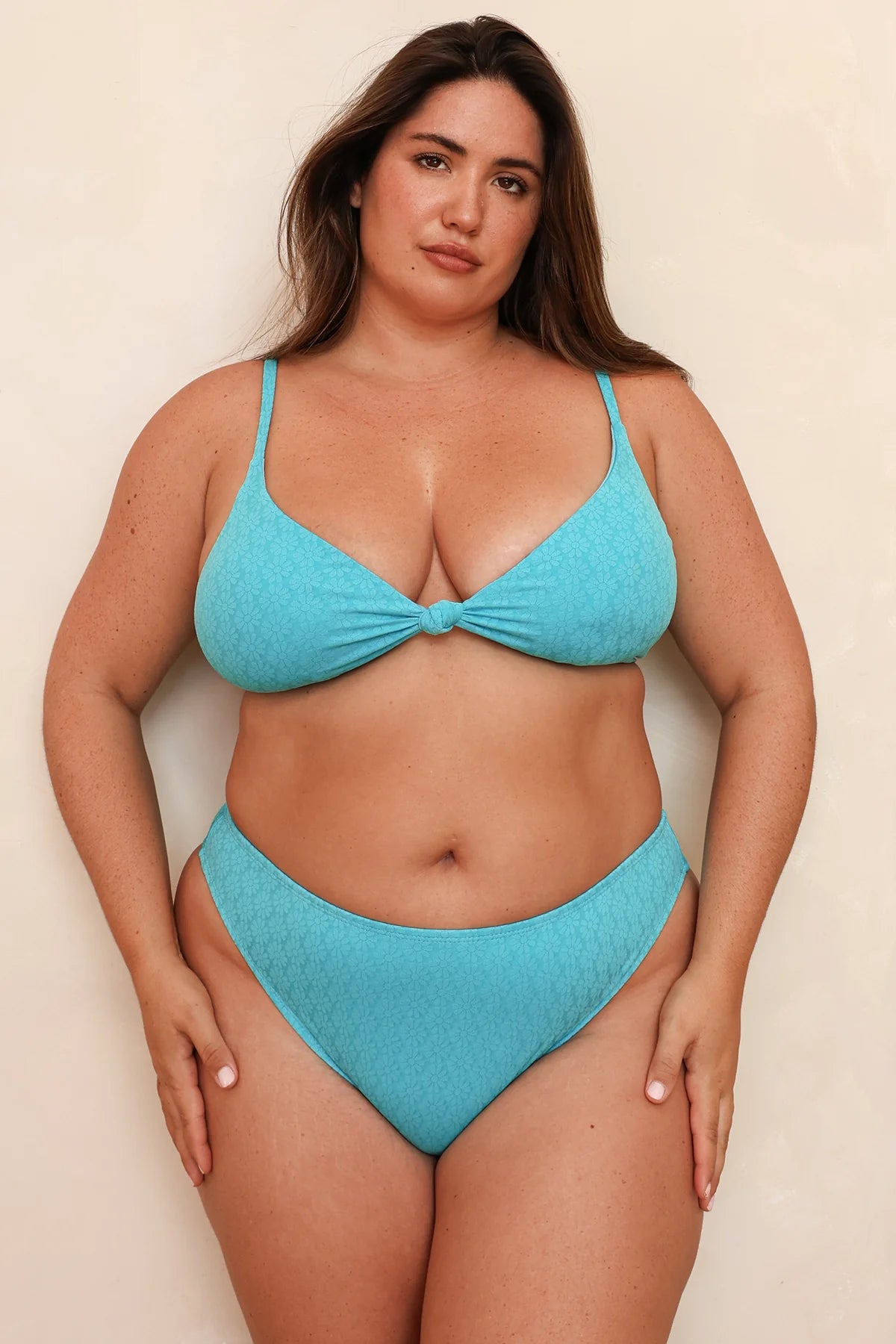 Seashore High Waist Cheeky Bikini Bottom