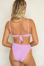 Seashore High Waist Cheeky Bikini Bottom