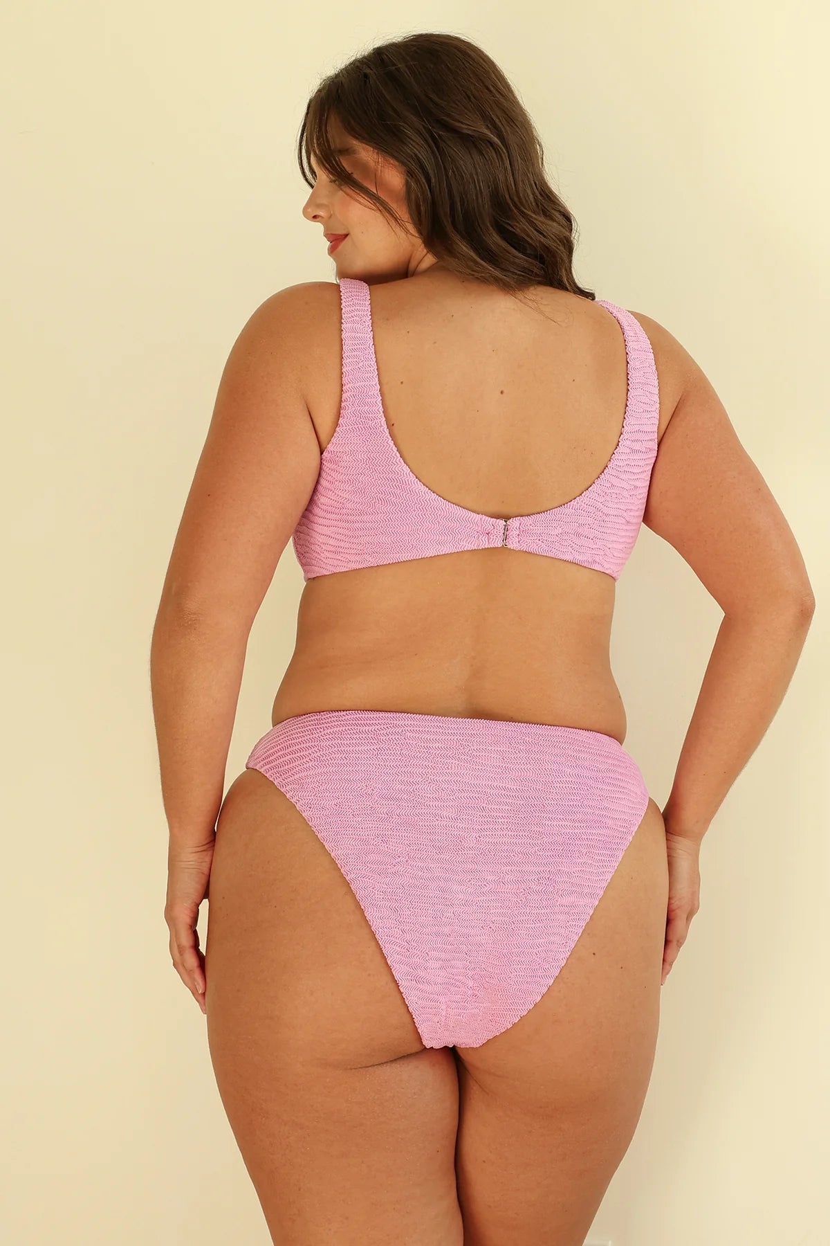 Seashore High Waist Cheeky Bikini Bottom