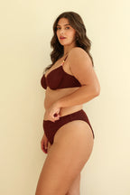 Seashore High Waist Cheeky Bikini Bottom