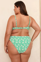 Seashore High Waist Cheeky Bikini Bottom