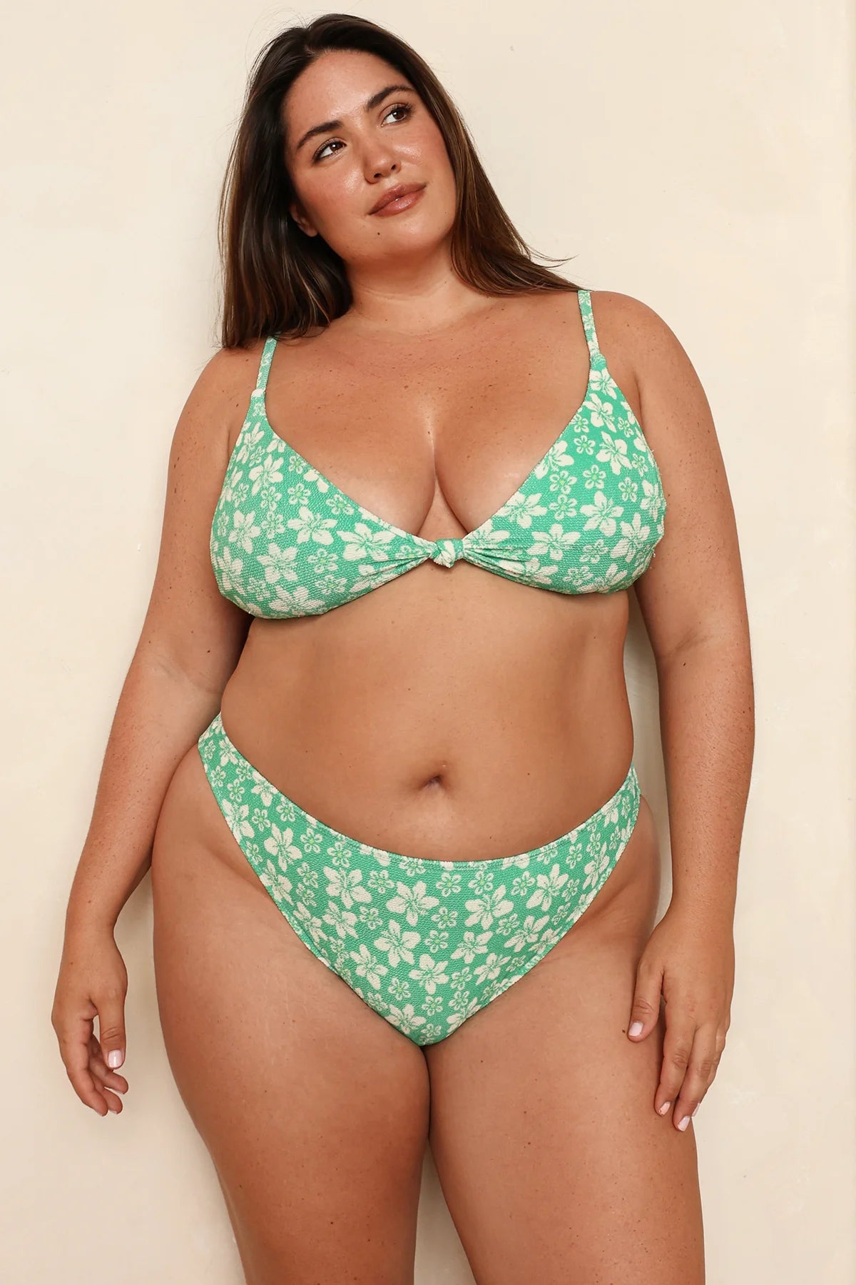 Seashore High Waist Cheeky Bikini Bottom