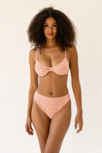 Seashore High Waist Cheeky Bikini Bottom