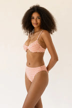Seashore High Waist Cheeky Bikini Bottom