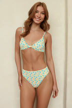 Tropicana Triangle Cheeky Set