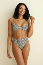 Seashore High Waist Cheeky Bikini Bottom