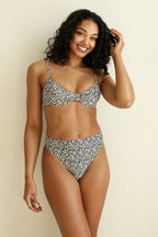 Seashore High Waist Cheeky Bikini Bottom