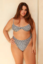 Seashore High Waist Cheeky Bikini Bottom