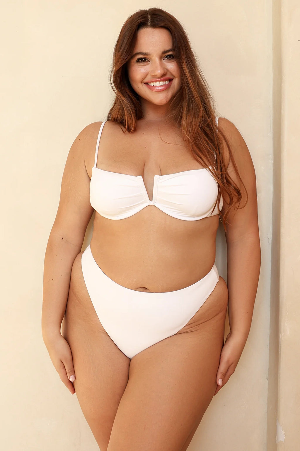 Seashore High Waist Cheeky Bikini Bottom