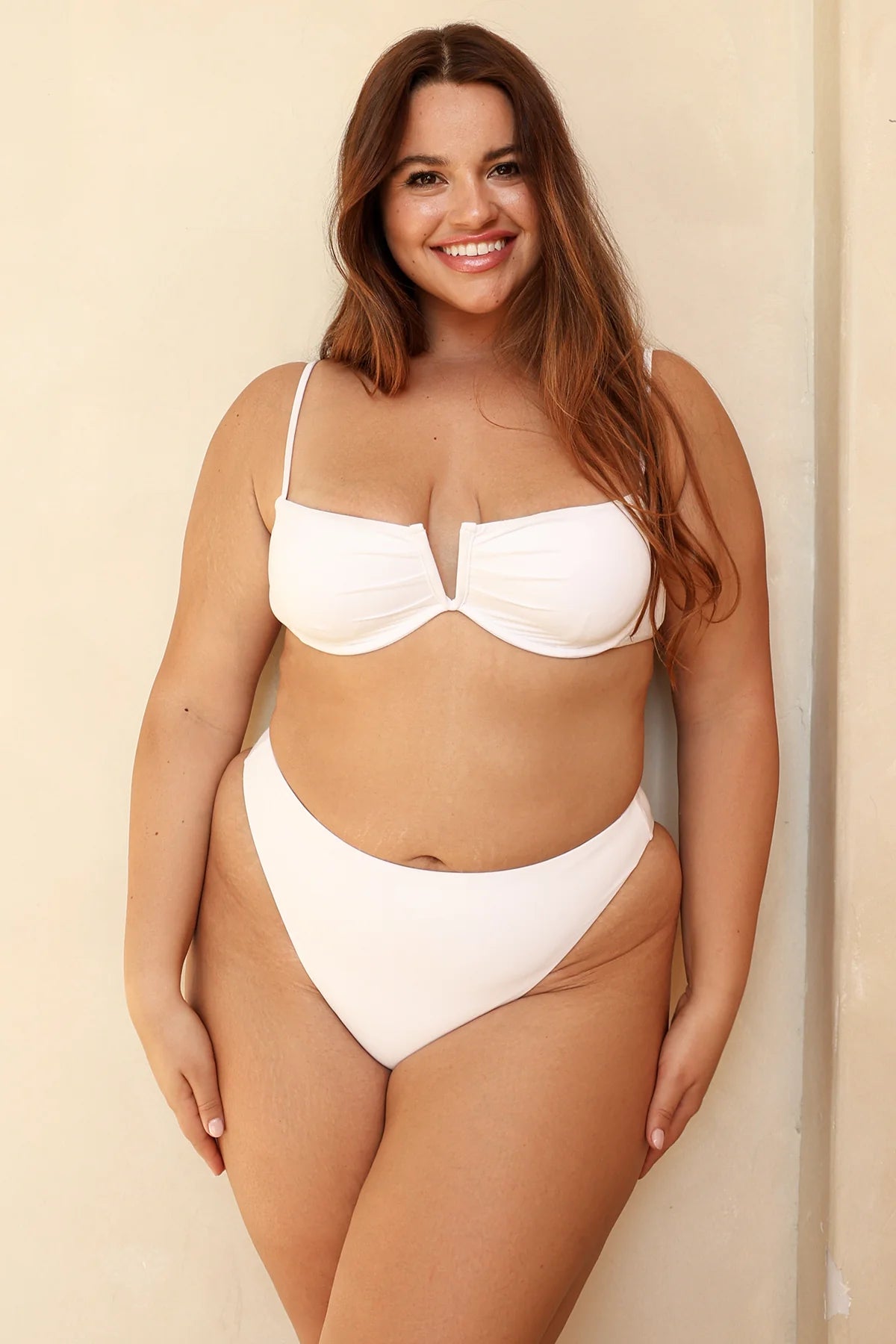 Seashore High Waist Cheeky Bikini Bottom