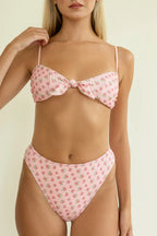 Seashore High Waist Cheeky Bikini Bottom