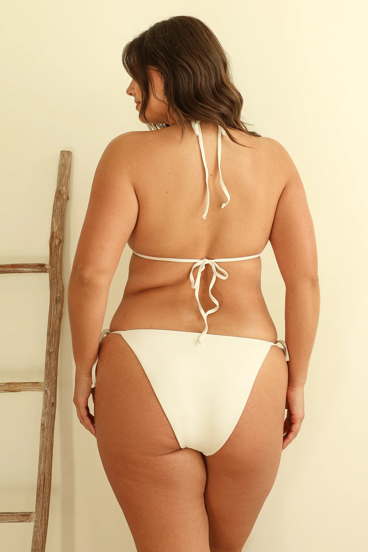 Ivory Palm Triangle Cheeky Set