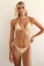 Sunshine Hibiscus Triangle Cheeky Set