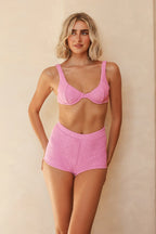 Farrah Elastic Waist Booty Short