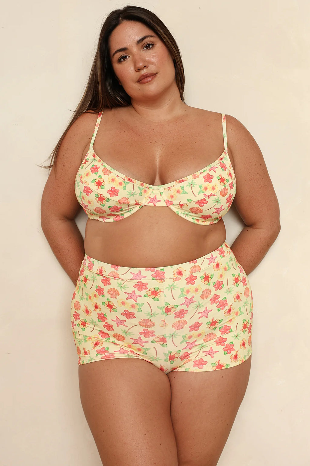 Farrah Elastic Waist Booty Short