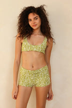 Twin Fin Matcha Bralette Full Set