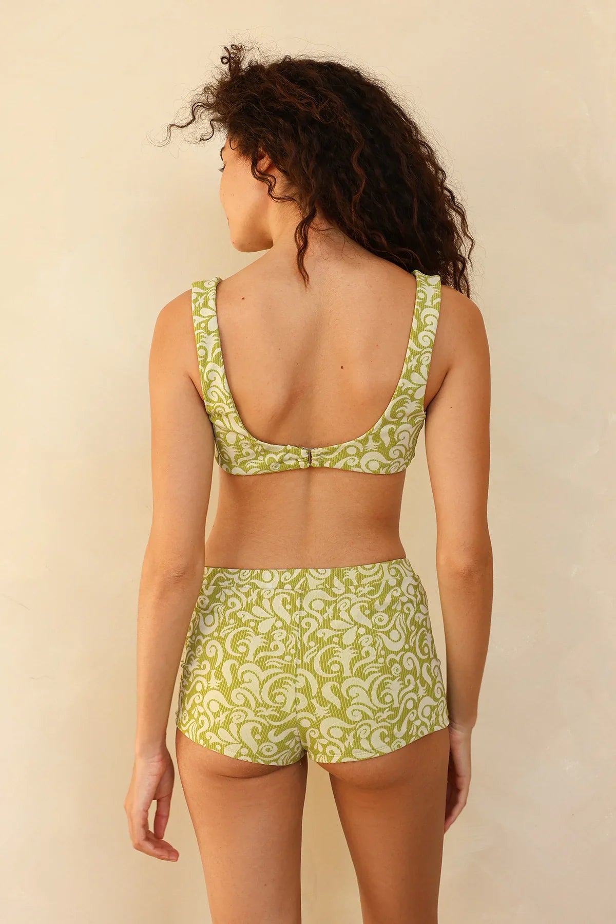 Twin Fin Matcha Bralette Full Set