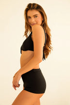 Farrah Elastic Waist Booty Short