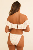 Dotted Pink Underwire Super Cheeky Set