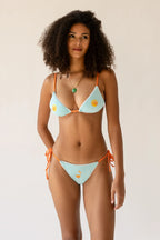 Mediterranean Blue/Day Club Triangle Super Cheeky Set