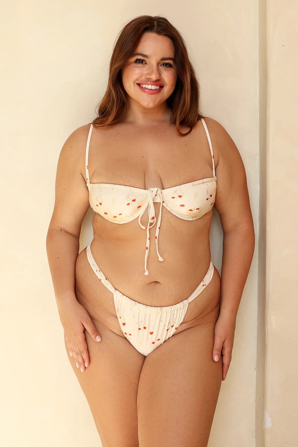 Rosewater Bandeau Super Cheeky Set