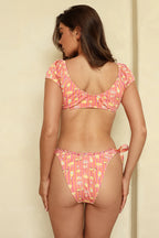 Cinque Terre Crop Top Cheeky Set