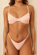 Blossom Underwire Fiji Thong Set