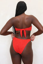 Cherry Cola Bandeau Super Cheeky Set