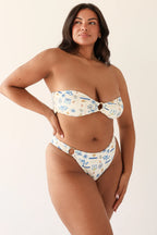 Santorini Bandeau Super Cheeky Set