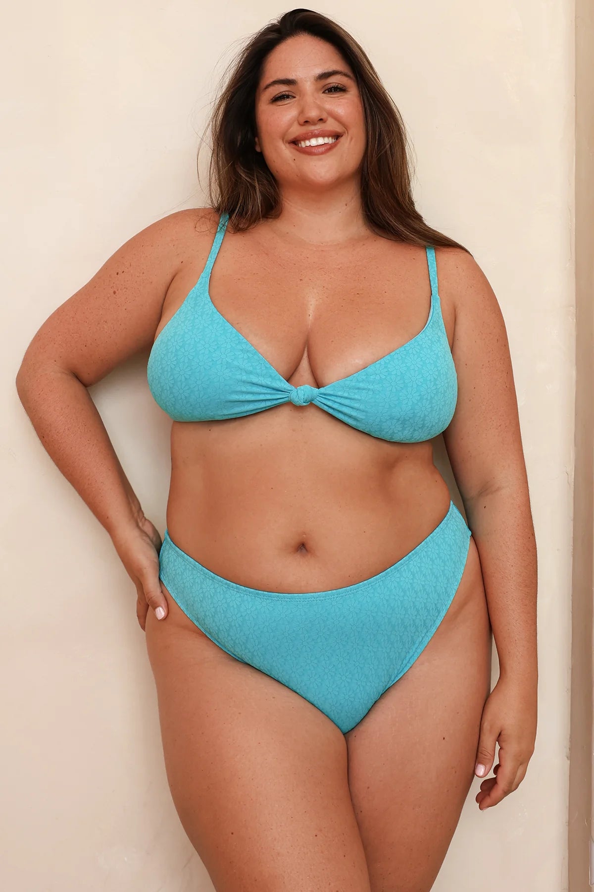 Zen Knotted Triangle Bikini Top