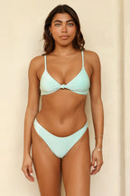 Zen Knotted Triangle Bikini Top