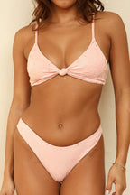 Zen Knotted Triangle Bikini Top