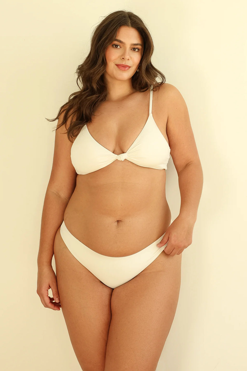 Zen Knotted Triangle Bikini Top