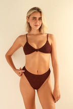 Zen Knotted Triangle Bikini Top