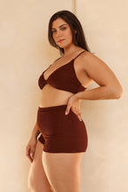 Zen Knotted Triangle Bikini Top