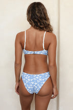 Zen Knotted Triangle Bikini Top