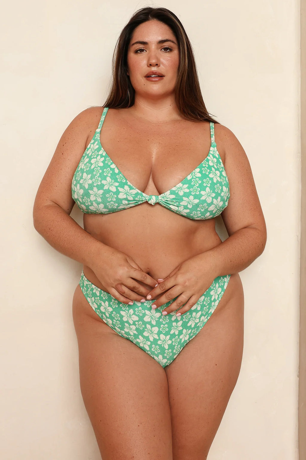 Zen Knotted Triangle Bikini Top