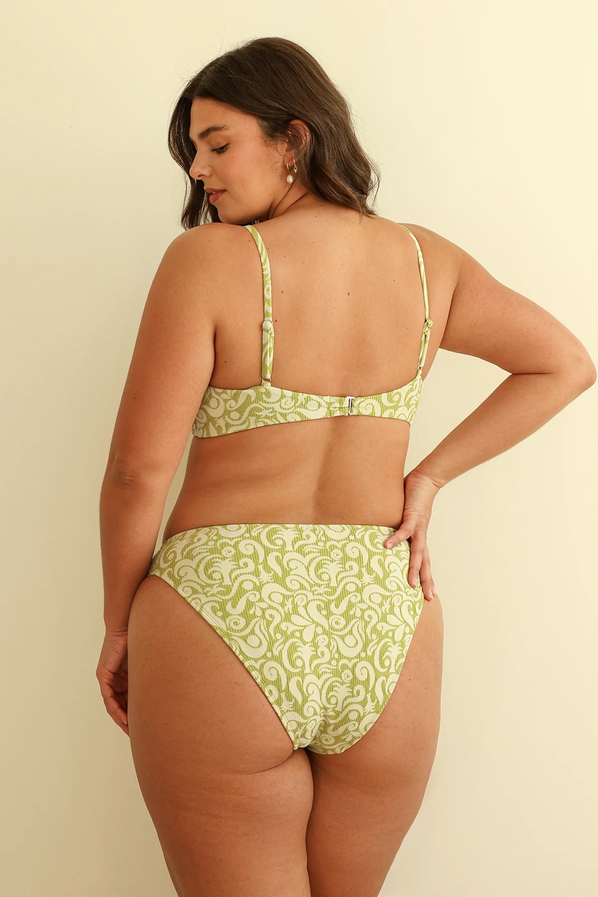 Twin Fin Matcha Triangle Cheeky Set