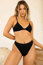 Zen Knotted Triangle Bikini Top