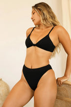 Black Zen Triangle Cheeky Set