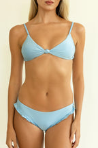 Zen Knotted Triangle Bikini Top