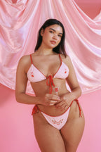 Cove Tie Front Triangle Bikini Top