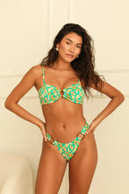 Papaya Palms Bandeau Cheeky Set